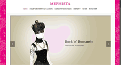 Desktop Screenshot of mephista.ch